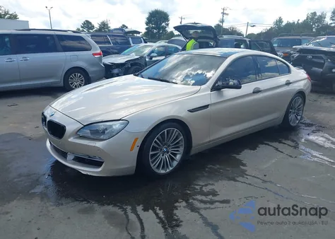 2014 BMW 650I Gran Coupe z USA, uszkodzony, nr VIN WBA6B2C54ED128777